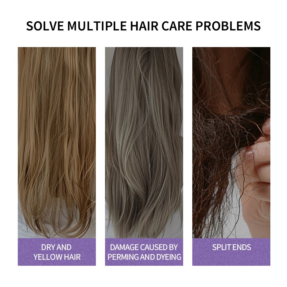300ml Purple Shampoo for Blonde Hair – Yellow Tone Remover and Color Lock for Silver, Gray, and Bleached Hair