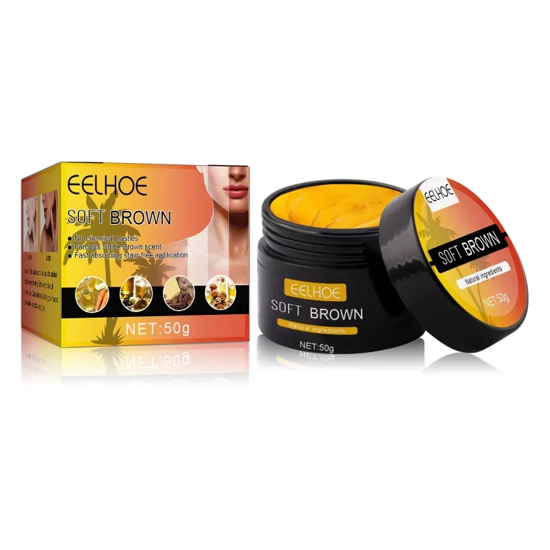 50g Tanning Accelerator Cream – Intensive Brown Tanning Gel, Self-Tanning Lotion