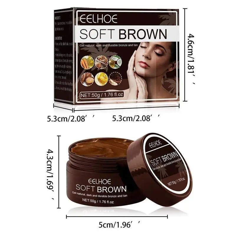 50g Tanning Accelerator Cream – Intensive Brown Tanning Gel, Self-Tanning Lotion