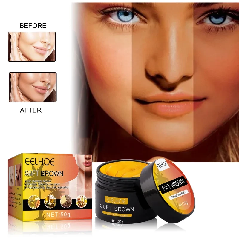 50g Tanning Accelerator Cream – Intensive Brown Tanning Gel, Self-Tanning Lotion