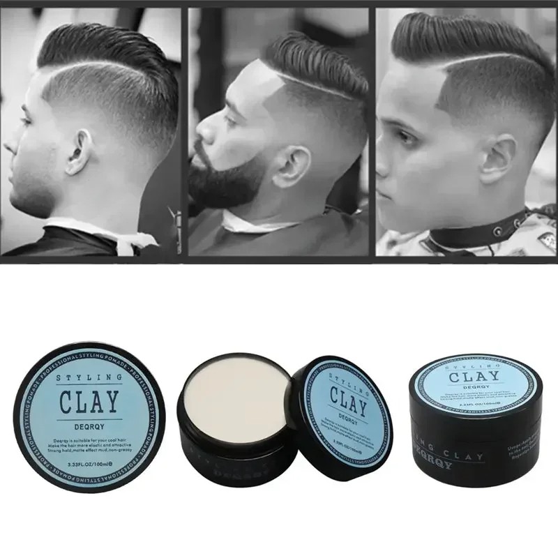 Fashion Matte Finished Hair Styling Clay – High Strong Hold, Low Shine Wax for Men, Daily Use