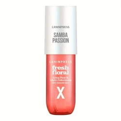 SAMBA PASSION Fresh Floral Delight - Paraben-Free, Crisp Pear & White Cedarwood Scented