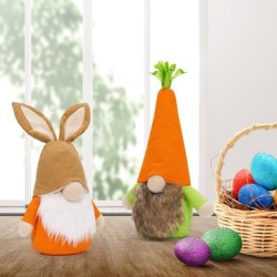 Easter Doll Radish Rabbit Hat Cute Doll Decoration