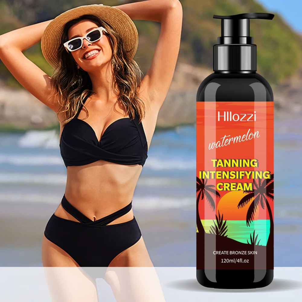 4fl.oz Watermelon Tanning Cream – Waterproof Self-Tanning Cream for Long-Lasting Bronze Skin