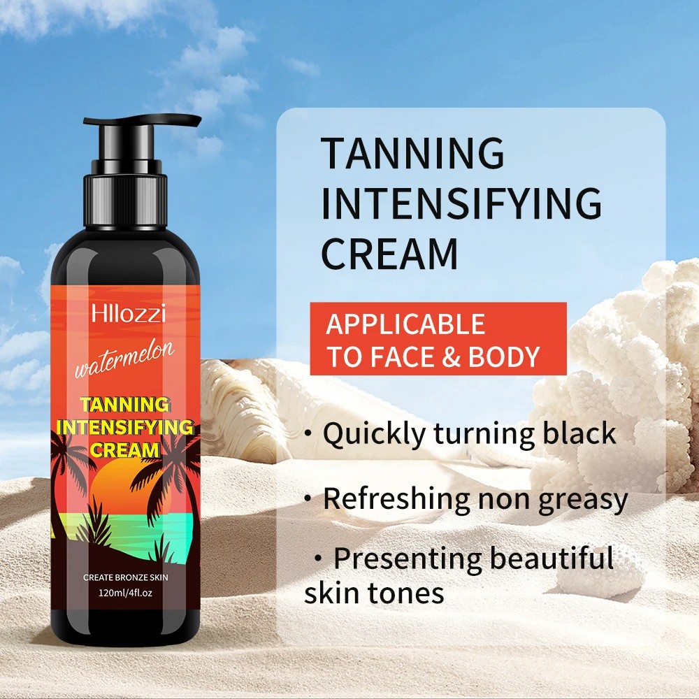 4fl.oz Watermelon Tanning Cream – Waterproof Self-Tanning Cream for Long-Lasting Bronze Skin