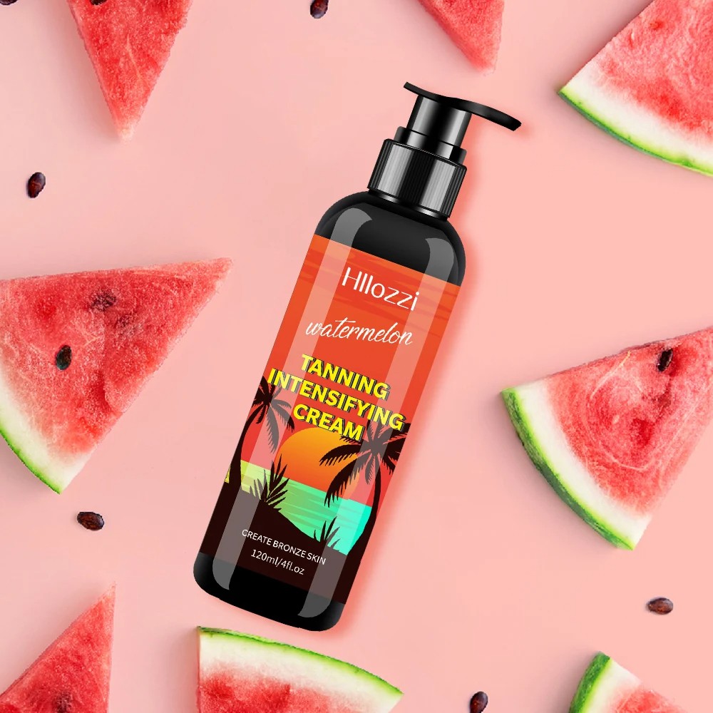4fl.oz Watermelon Tanning Cream – Waterproof Self-Tanning Cream for Long-Lasting Bronze Skin