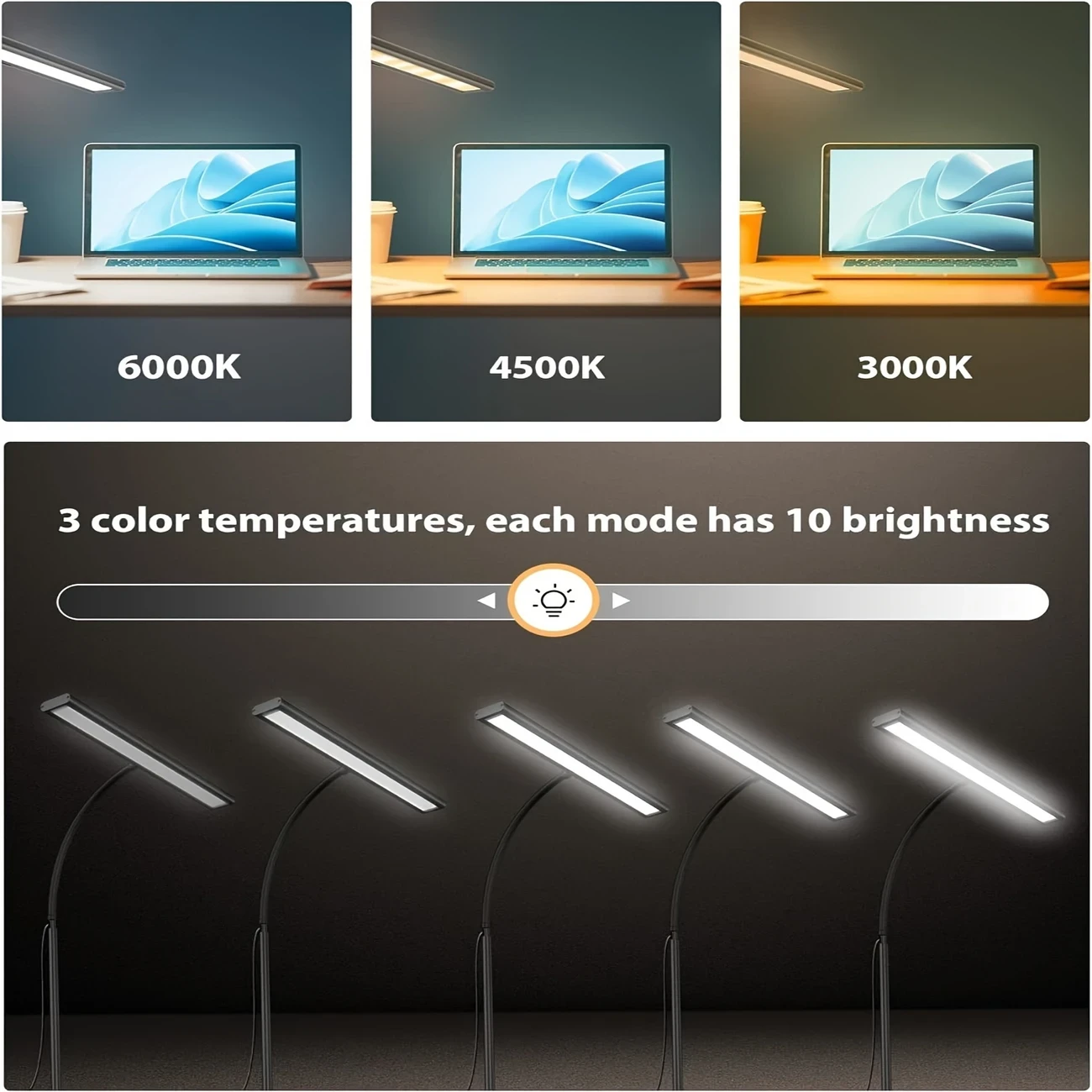 iFalarila Dimmable 160 LED Clip-On Desk Lamp – Perfect for Focused Lighting in Any Space