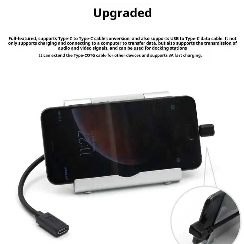 Plastic Male To Female Adapter Extension Cable Mobile Phone Tablet Computer Interface