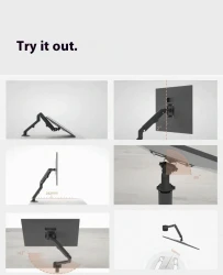 LCD Screen Rotating Telescopic Bracket Elevated Rack