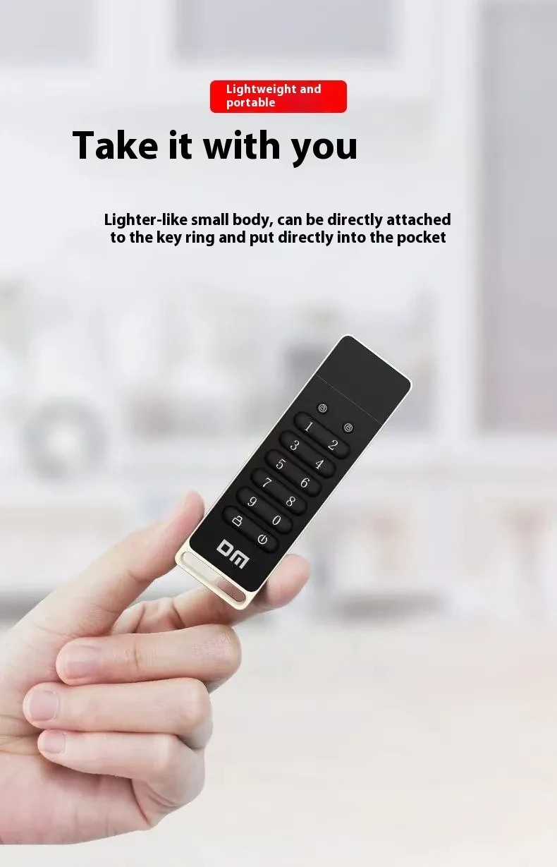 Intelligent Digital Button Encryption High-speed USB30 File Confidentiality Protection Security