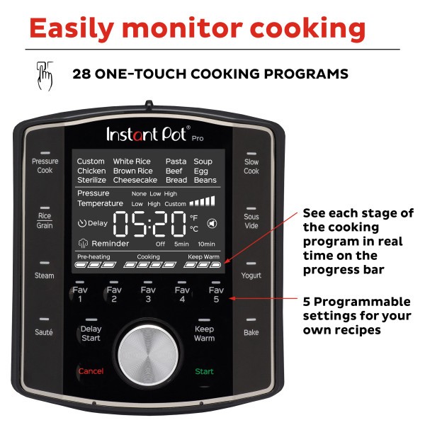 Pro Multi-Cooker 8L - Instant Pot