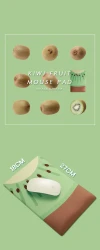 Kiwi Mouse Pad Soft Wrist Hand Support Cute Creative Girl Office Thickened Wrist Pad Han Mengwu