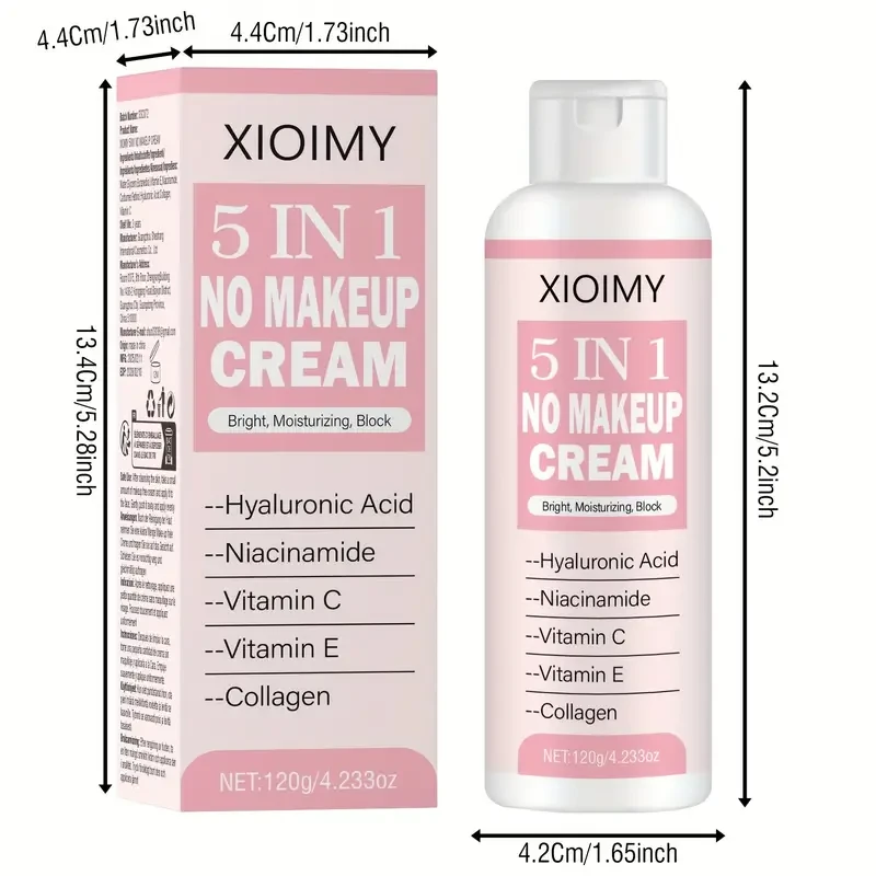 2pcs XIOIMY 5-in-1 No-Makeup Cream