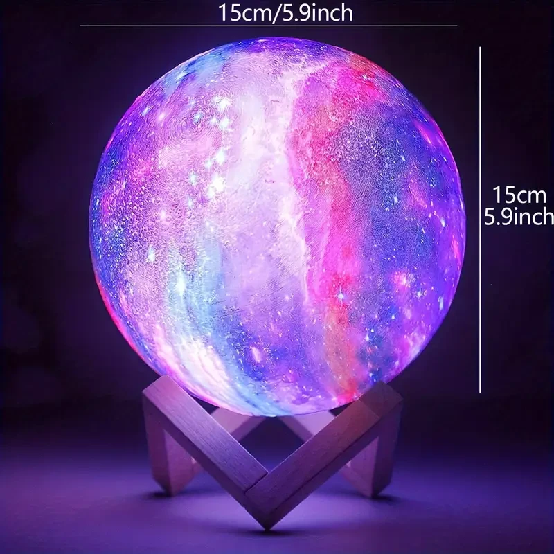 Lunar Light 128 Colors Galaxy Light Table Lamp – Starry Sky Light