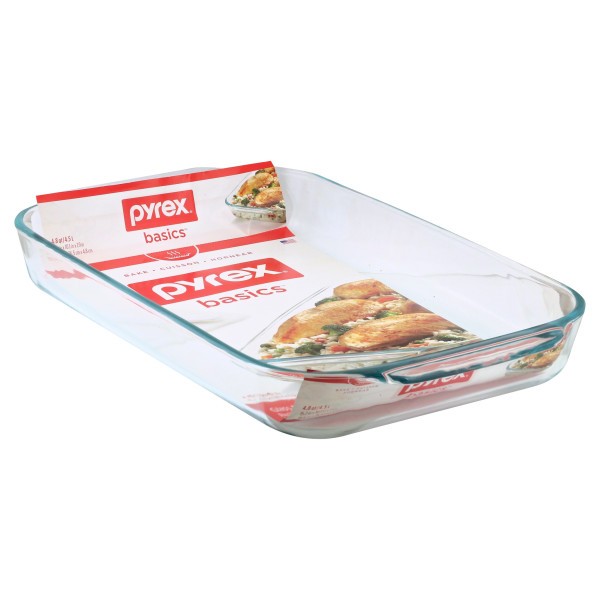 Basics™ Oblong Glass Baking Dish 4.5L - Pyrex
