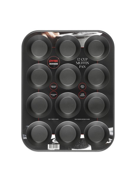 Platinum™ 12 Cup Muffin Pan - Pyrex