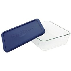 Simply Store™ 3 Cup Rectangle Container with Blue Lid - Pyrex