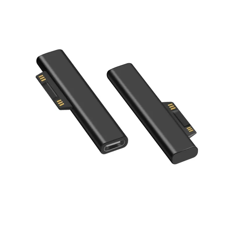 Surface Notebook Charging Adapter Type-C Female To Microsoft Magnetic Suction Head 15V Compatible With 12V Device 3A