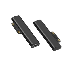 Surface Notebook Charging Adapter Type-C Female To Microsoft Magnetic Suction Head 15V Compatible With 12V Device 3A
