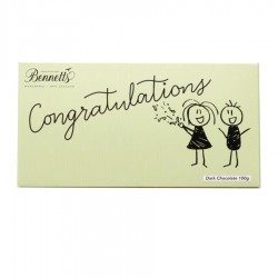 Message Bar | Congratulations | Dark Choc