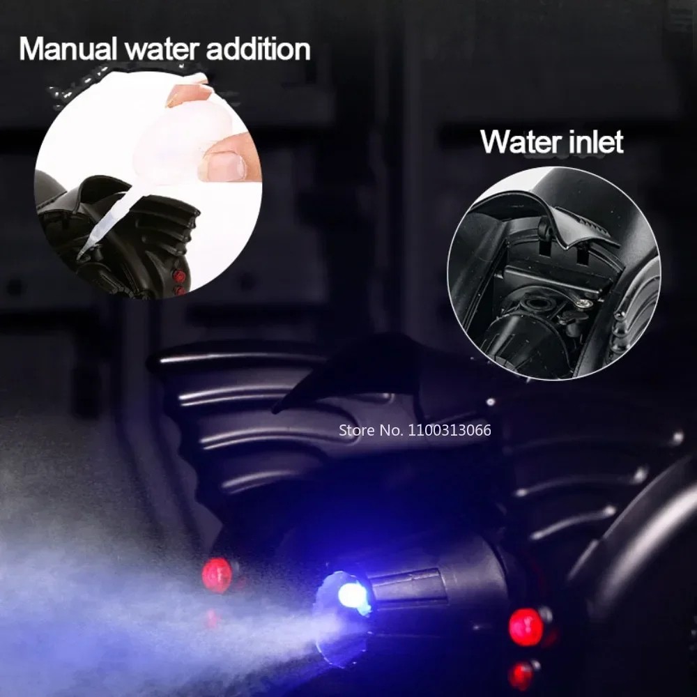 1/24 1989 Batmobile Alloy Car Model – Metal Diecast Simulation Vehicle with Light and Sound