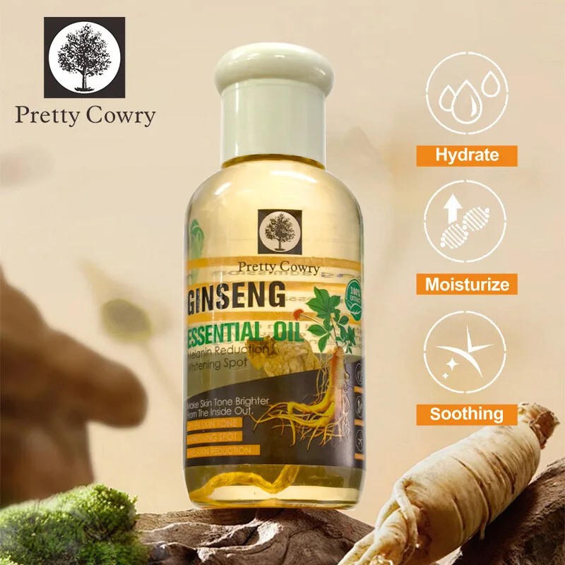 75ml Ginseng Face Oil – Firms & Smooths Skin, Reduces Fine Lines, Non-Greasy and Easy to Apply