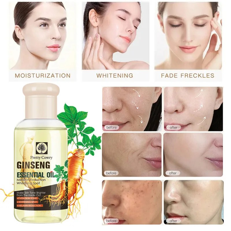 75ml Ginseng Face Oil – Firms & Smooths Skin, Reduces Fine Lines, Non-Greasy and Easy to Apply