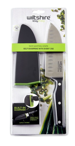 Staysharp Triple Rivet Santoku 15cm - Wiltshire
