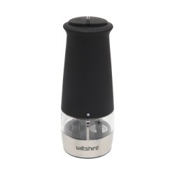 Electric Dual Mill Black 17cm  - Wiltshire