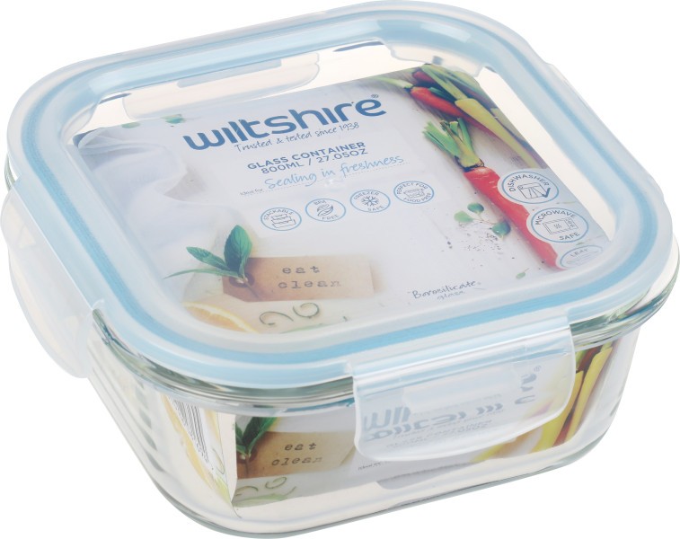 Square Glass Container 800ml - Wiltshire