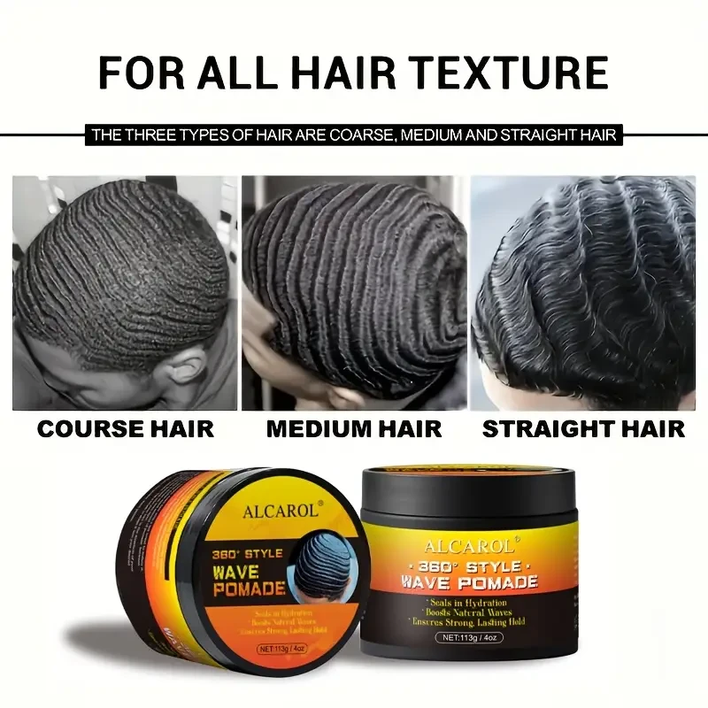 Alcarol 360° Style Wave Pomade 113g