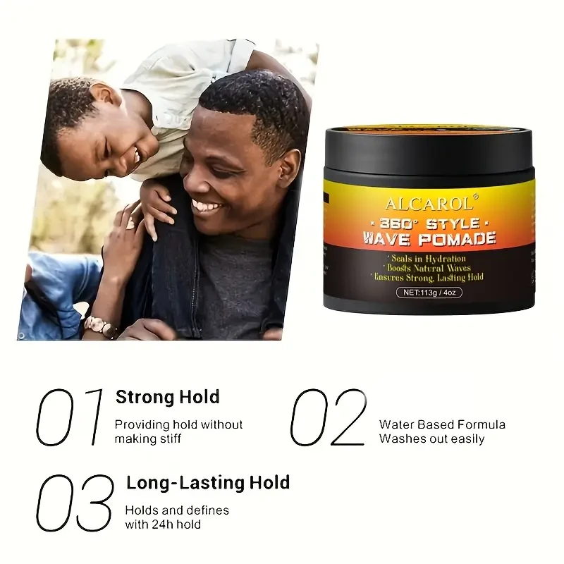 Alcarol 360° Style Wave Pomade 113g