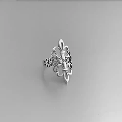 1pc Elegant Bohemian Golden Stainless Steel Open Ring – Perfect Gift for Women, Ideal for Daily Wear and Holiday Parties, Adjustable Size, Fashion Jewelry, Elegant Ring, Stainless Steel Ring