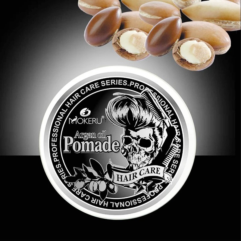 Mokeru 100g Natural Long Lasting Pomade Extra Strong Hold Hair Gel Wax for Men