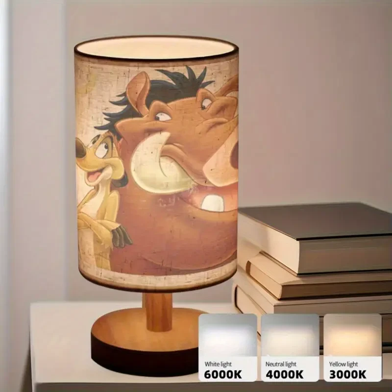 Modern Cartoon Character Table Lamp with USB Power & Adjustable Lighting – Ideal for Bedroom, Living Room, and Gift Giving