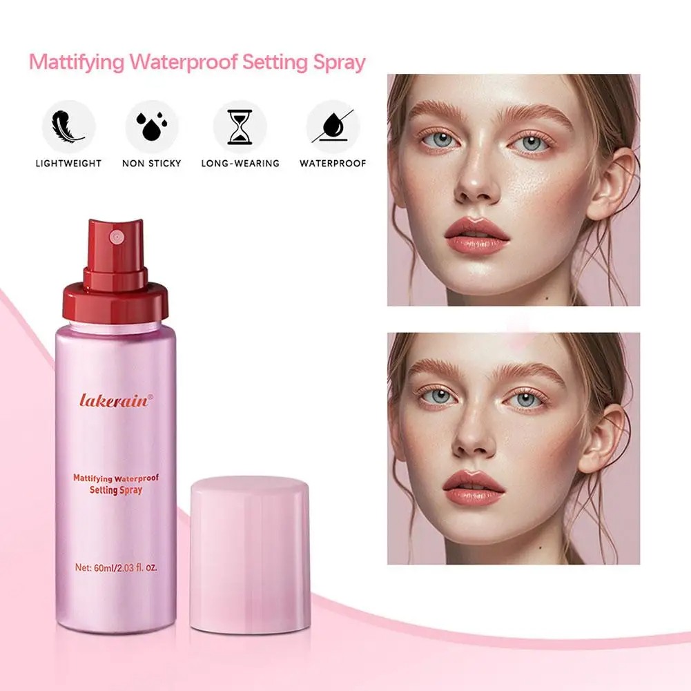 Mattifying Waterproof Setting Spray – Oil Control and Non-Sticky Makeup Fixer