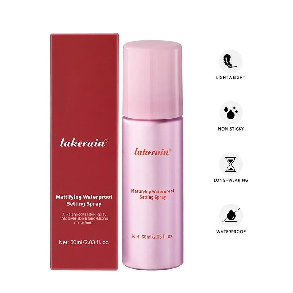 Mattifying Waterproof Setting Spray – Oil Control and Non-Sticky Makeup Fixer
