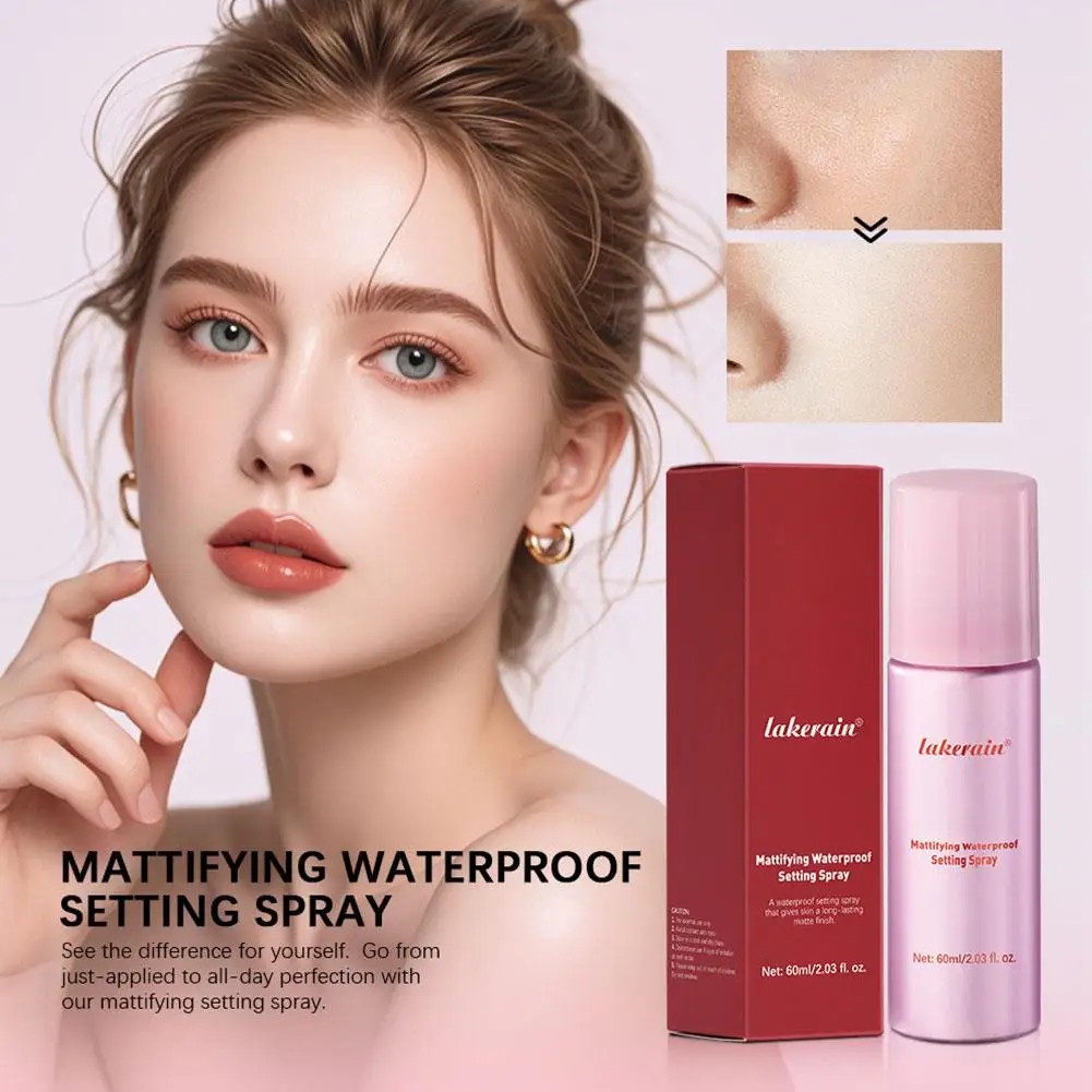 Mattifying Waterproof Setting Spray – Oil Control and Non-Sticky Makeup Fixer