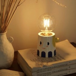 Handmade Ceramic Lamp Creative Decoration Bedside Lamp