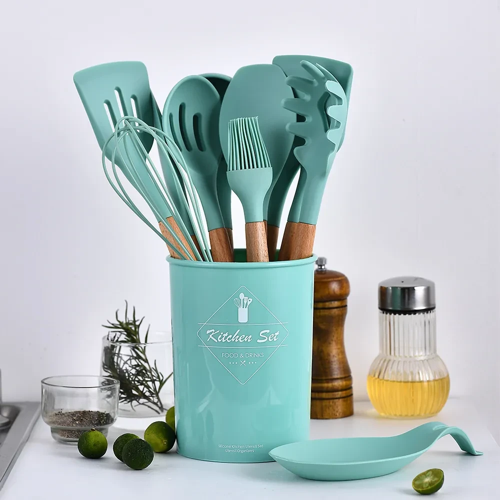 Baking Tools Three-piece Pizza Set Wooden Handle Round Spatula