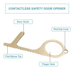 EDC door opener antibacterial door opener with LOGO