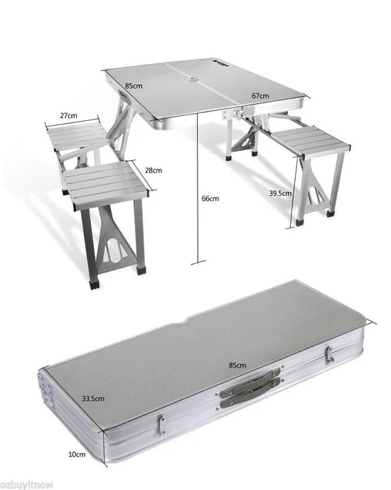 Foldable Bench Table