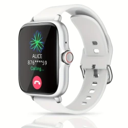 [Full Touch Screen] Sports Smart Watch – 1.83'' Full Touch Screen Display, Sleep Monitoring, Pedometer, and Information Alerts, Compatible with iPhone and Android Phones, Ideal Gift for Men and Women