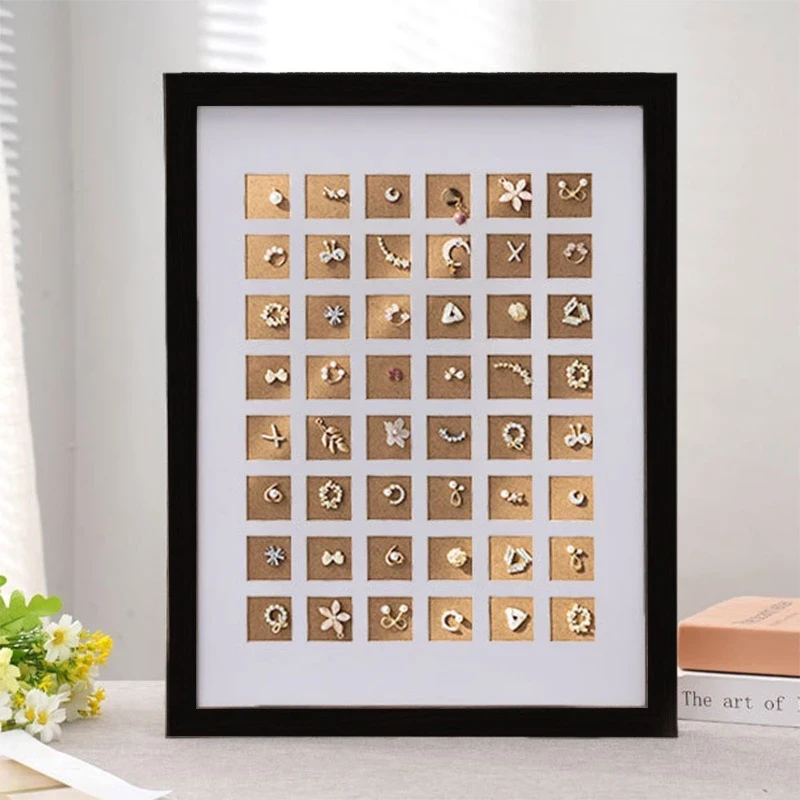 Photo Frame Collage – Customizable 48-Photo Picture Frame – Solid Wood & HD Glass Vertical Oblong Casual Frame, Perfect for Mother's Day, Anniversaries & Home Decor
