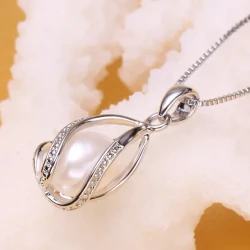 Pearl Shell Pearl Cross Punk Pendant