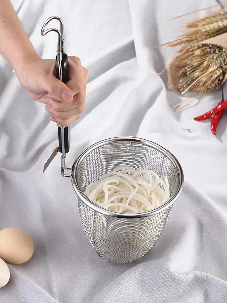 Deep Fryer Pan with Mesh Basket