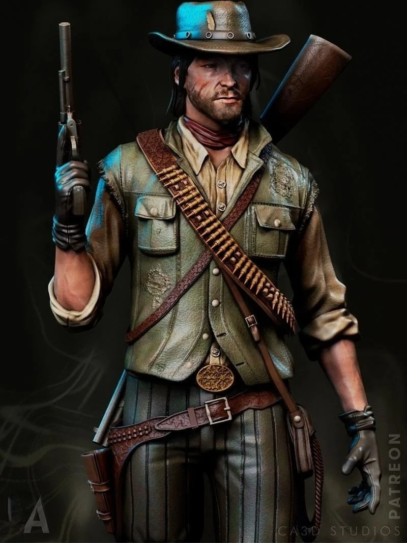 1/24 Scale Resin Figure Assembly Model Kit – A Fistful of Dollars Cowboy