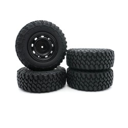 4Pcs 73.5mm Tire Tyre Wheel for WPL MN D90 MN-90 MN99S FY003 FY004 RC Car Upgrade Parts