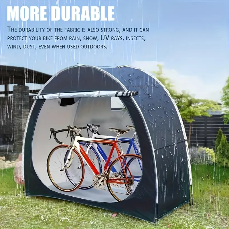 Heavy Duty Bicycle Storage Shed Tent – Portable Outdoor Shelter for Bikes, Motorcycles, and Tools