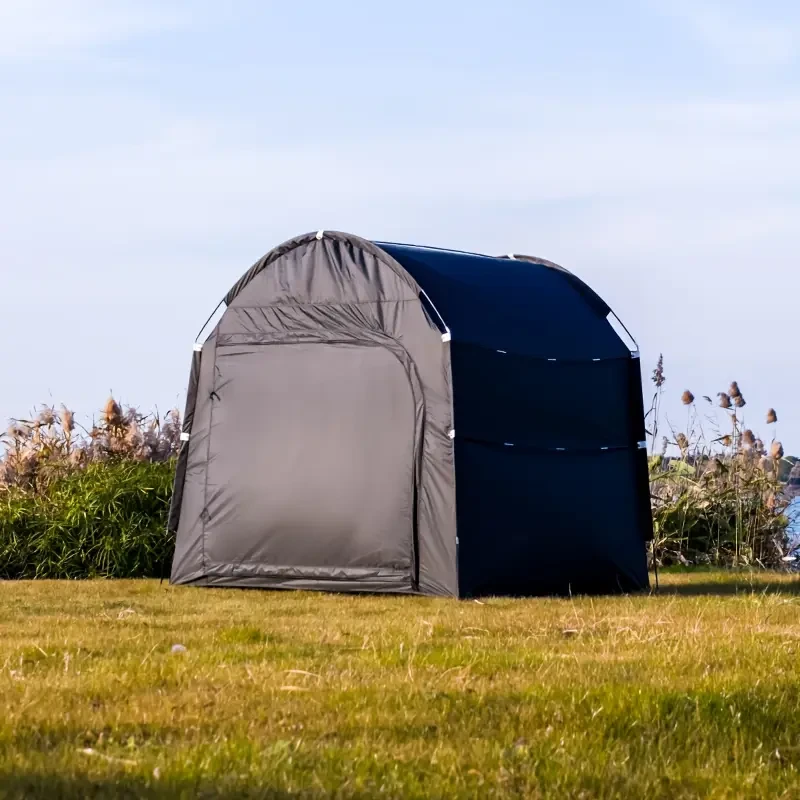 Outdoor Storage Bike Tent – Sunlight Blocking and Sun Protection Outdoor Double Door Storage Tent